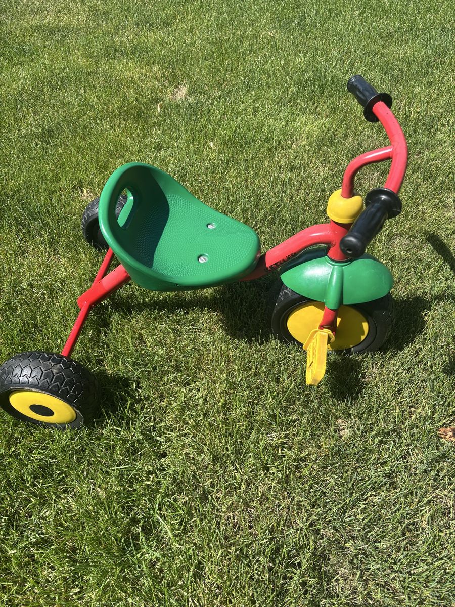 Kettler Red & Green Tricycle Toddler Push Trike Kids Ride-On Toy