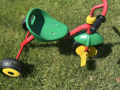 Kettler Red & Green Tricycle Toddler Push Trike Kids Ride-On Toy