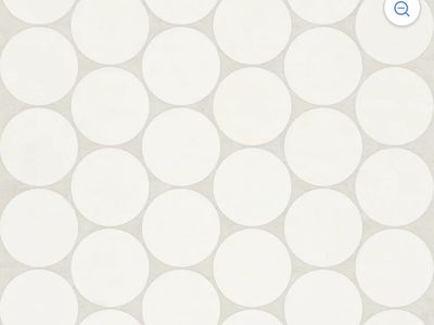 Bedrosians Marin Circle Matte Porcelain Mosaic tile 11 × 12, Pearl case