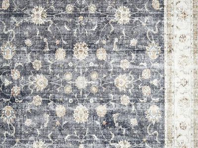 New. Beautiful Color Rich 9x12 Washable Area Rug