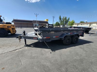 2027 RawMaxx 7X14 GDX 14K with 24 1/4 Side Dump Trailer"
