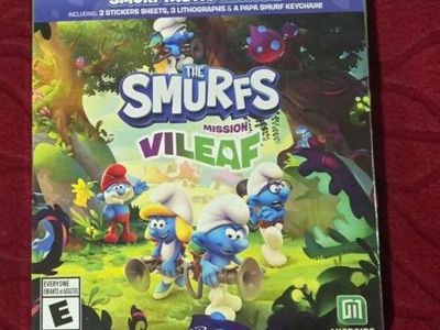 New Unopened Smurfs Vileaf Mission for Xbox One! Trades considered!