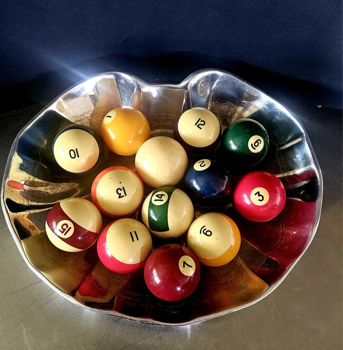 13 Older Vntg Billiard Set