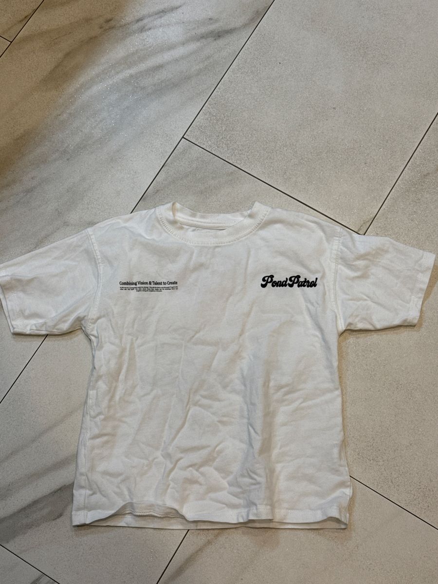 Zara Size 6–7 White T-Shirt