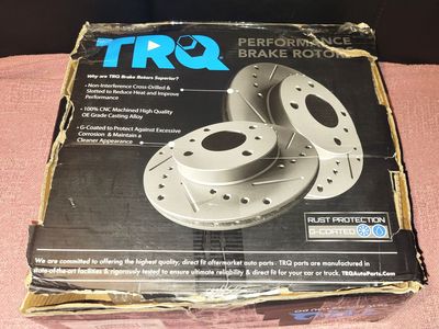 TRQ Performance rear brake rotor set (2 pieces)