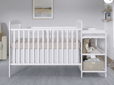 Crib and Baby Changing Table