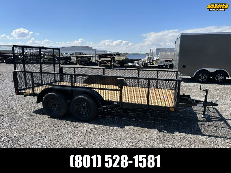 Built Trailers 7x14 Wasatch Built Landscape Utility Trailer