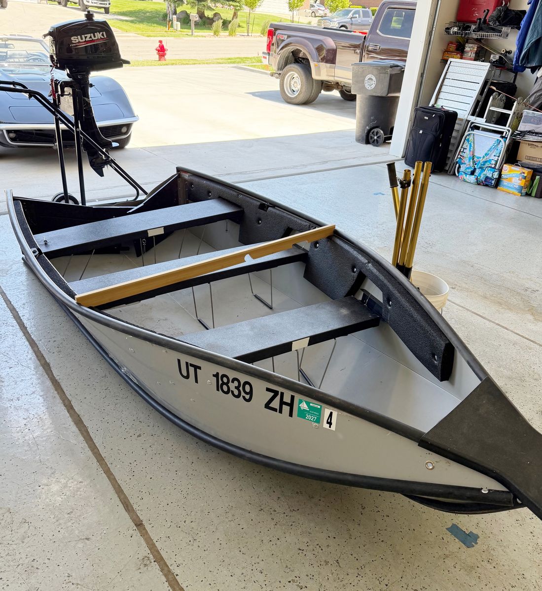 Porta Bote - 12' folding boat with motor.