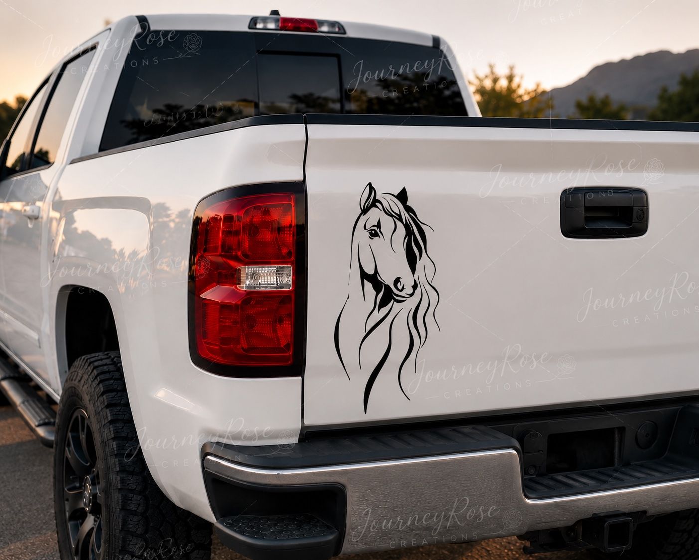 Horse Tailgate Decal | Premium Vinyl | Multiple Sizes