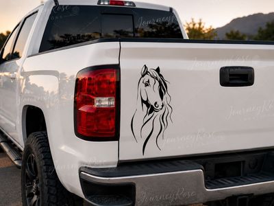 Horse Tailgate Decal | Premium Vinyl | Multiple Sizes