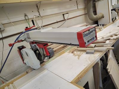 Omga radial arm saw with dato head