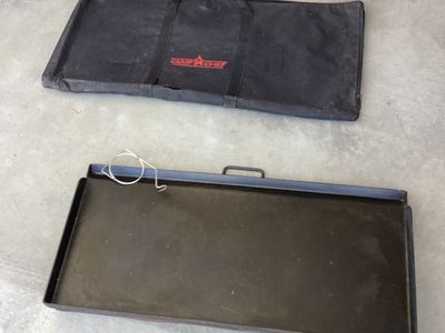 Cast Iron Griddle for 2 burner camp stove