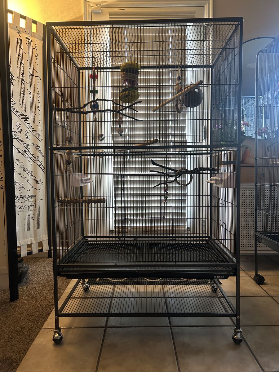 large bird cage
