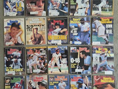 Sports Illustrated 1980s Major League Baseball Bundle – 20 Classic Issues (1985–1991)