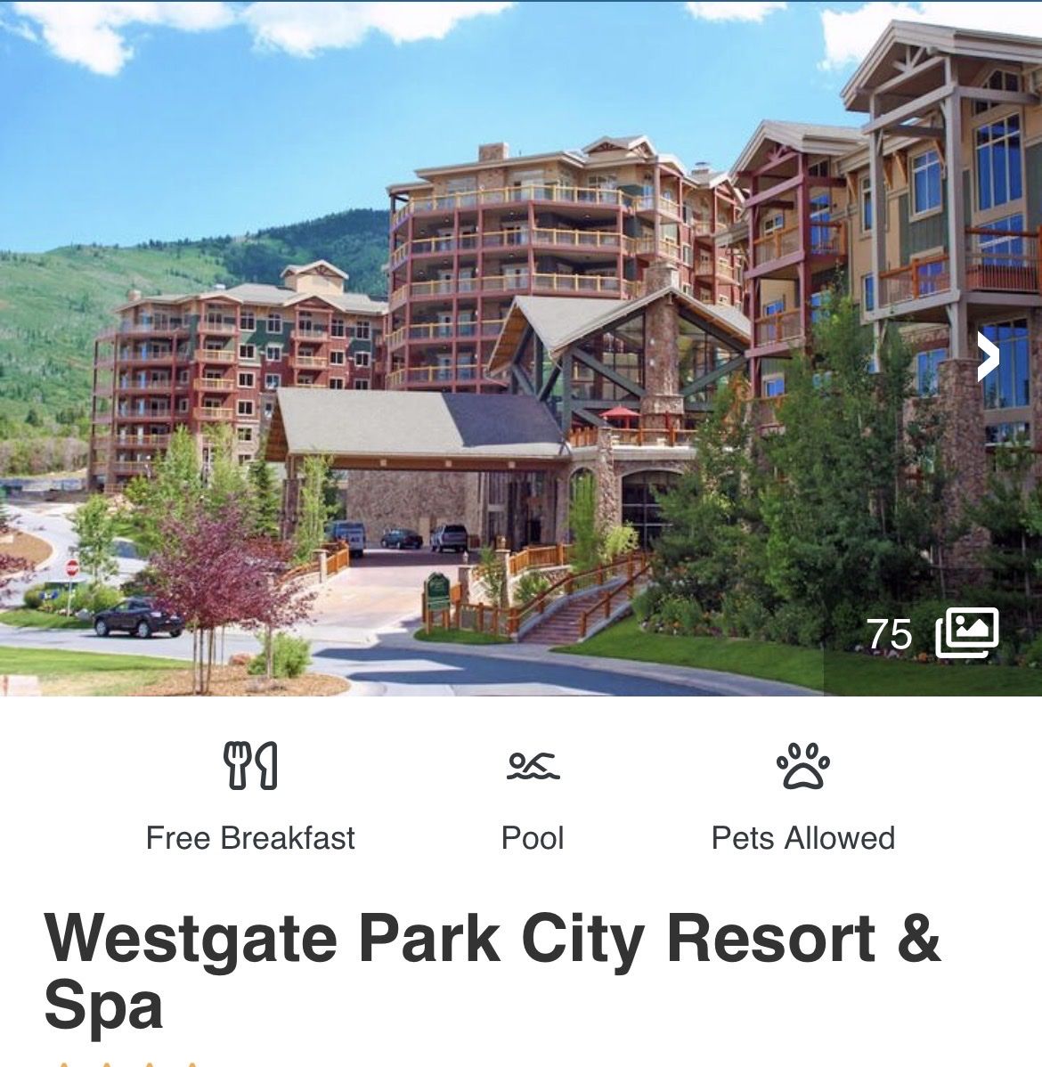 Westgate Park City Timeshare For Sale - Resort & Spa Access, Pool, Pets Allowed