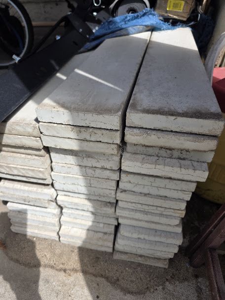 James Hardie Fiber Board 5/4 TRIM PR SM 6" $199 for the lot. 47 cement fiberboards