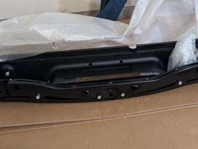 Black Truck Rear Bumper Assembly with Mounting Hardware