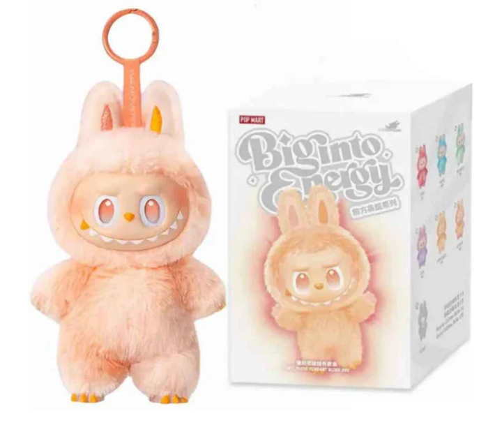 Pop mart Labubu Happiness orange big into energy