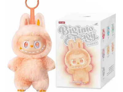 Pop mart Labubu Happiness orange big into energy