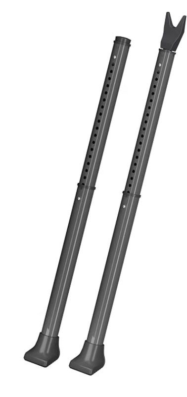 2 Adjustable Ace Mining Brand Security Bars, Patio Door and Window Lock. 20-50 Inches
