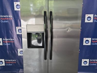 Black Stainless Steel Fridge - Side by Side - 33 inch