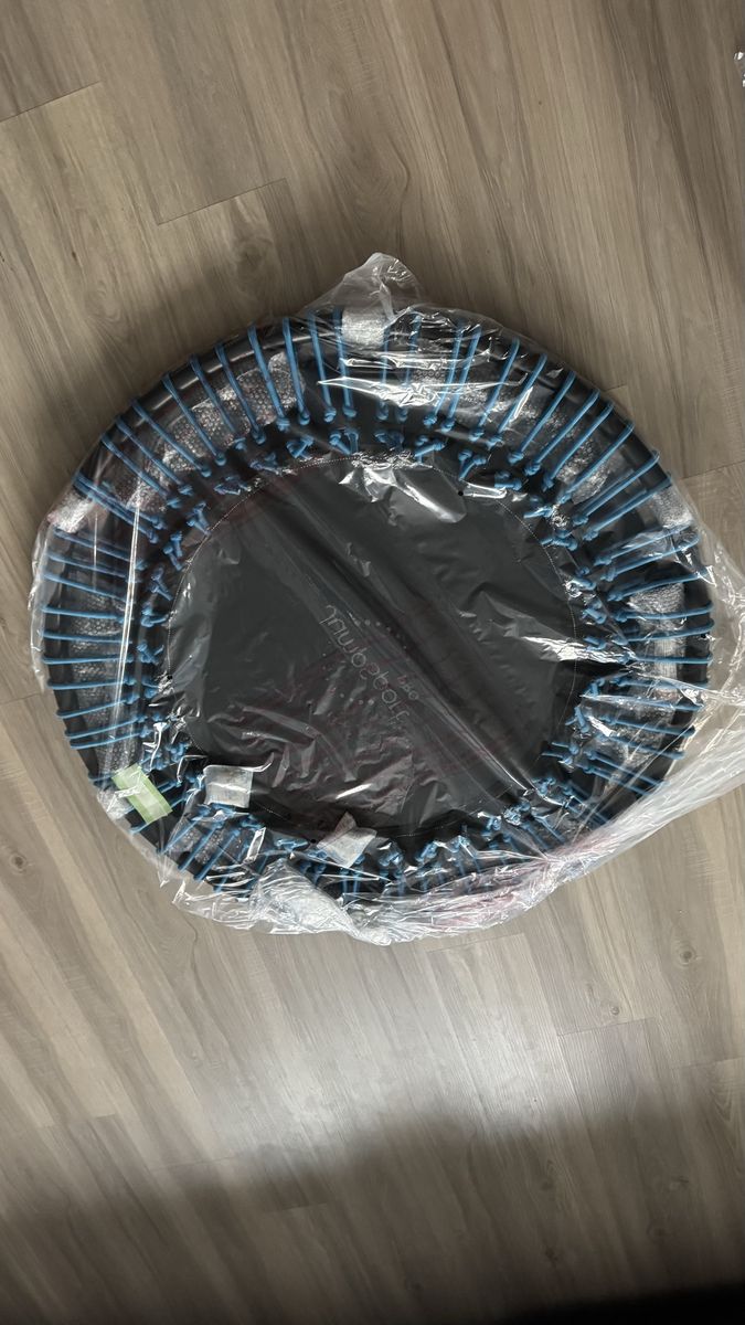 JumpSport 350 PRO 39 Inch Fitness Trampoline Indoor Rebounder Cardio Workout Equipment