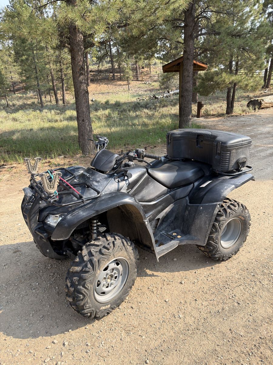 2008 Honda Rancher 420 4x4 ATV - Black - 5,973 Miles