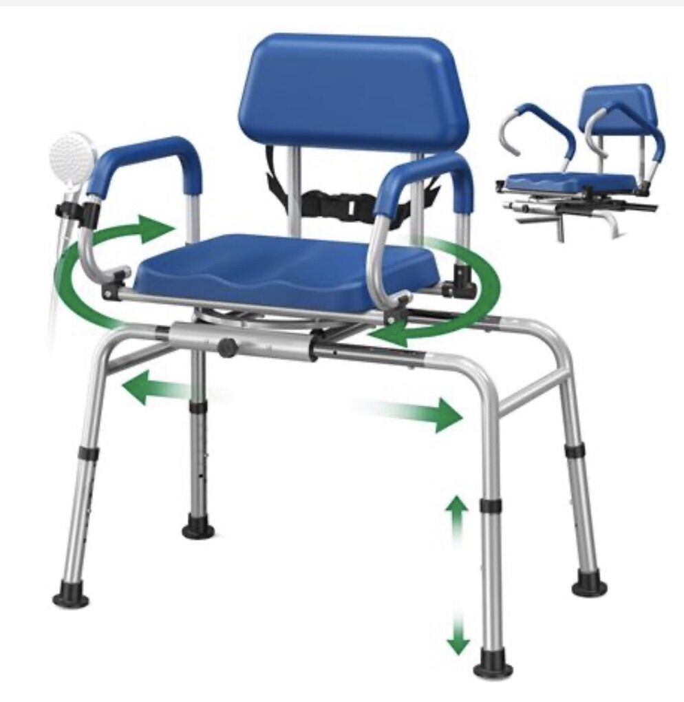 Tub/Shower Swivel Chair /  Transfer Bench / New