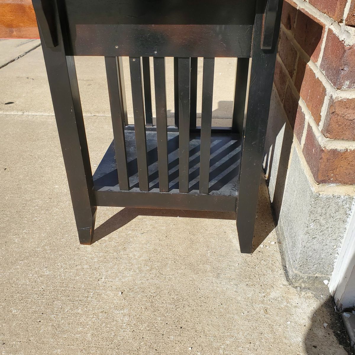 Real Wood Vintage End Table