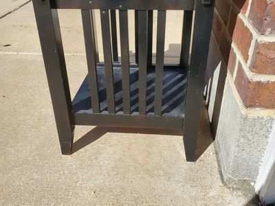 Real Wood Vintage End Table