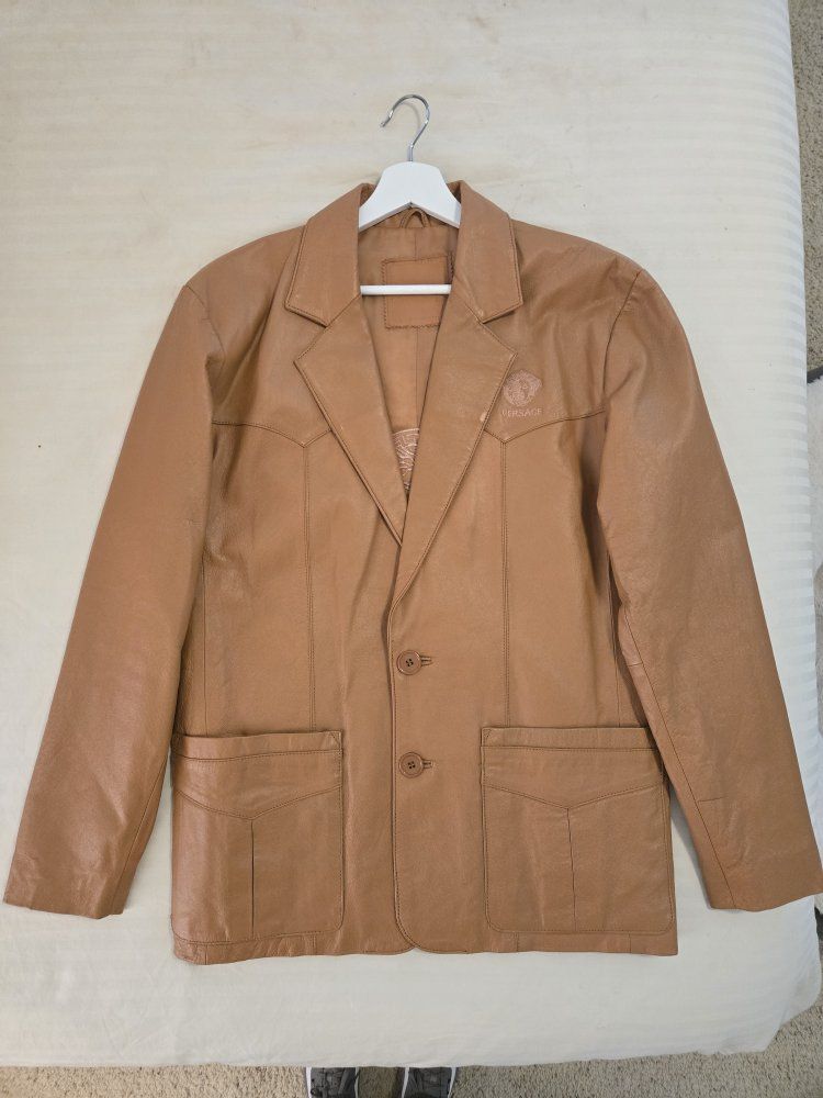 Versace Vintage Leather Jacket