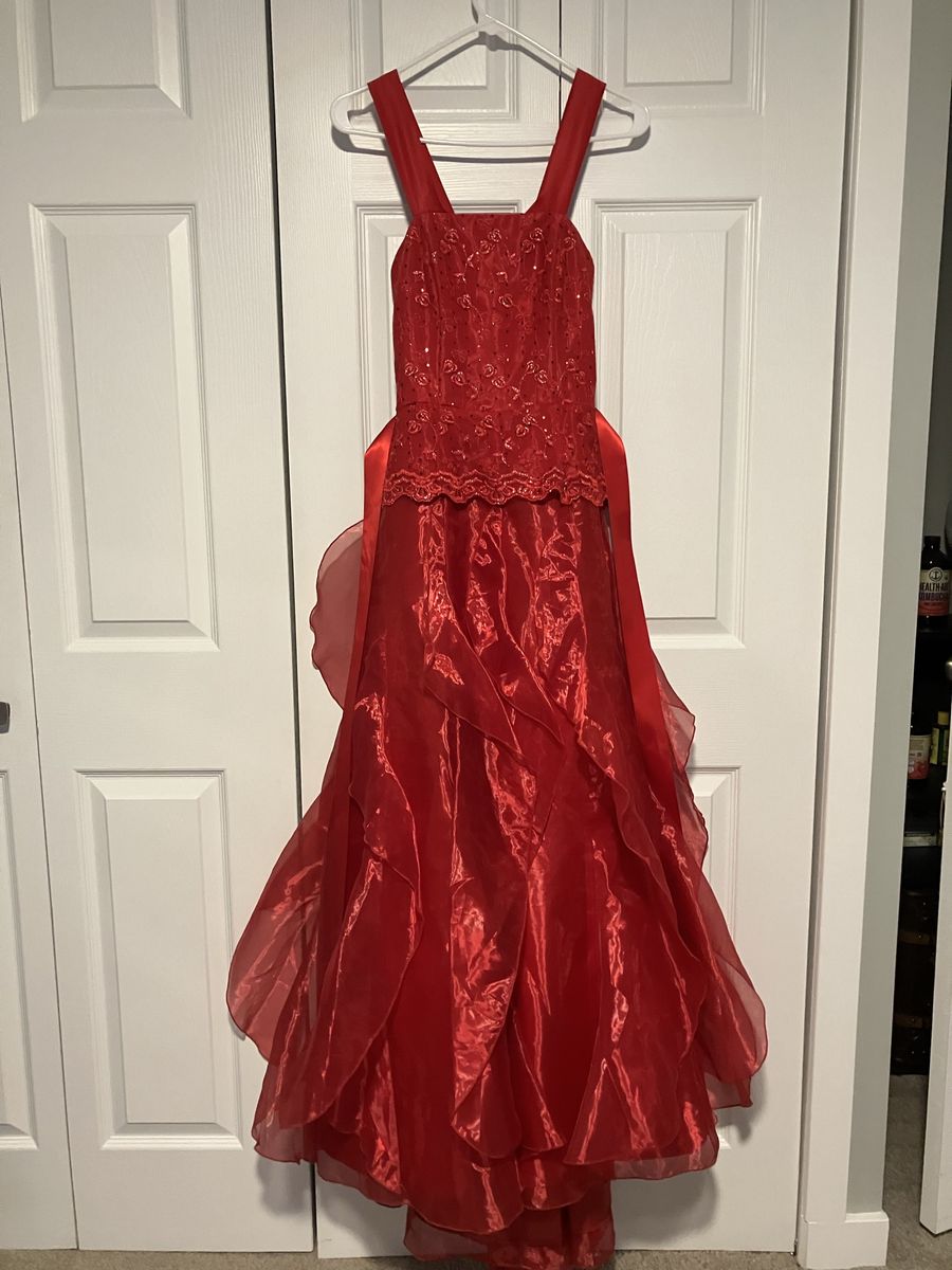 Gunne Sax Red Prom Dress Size 3