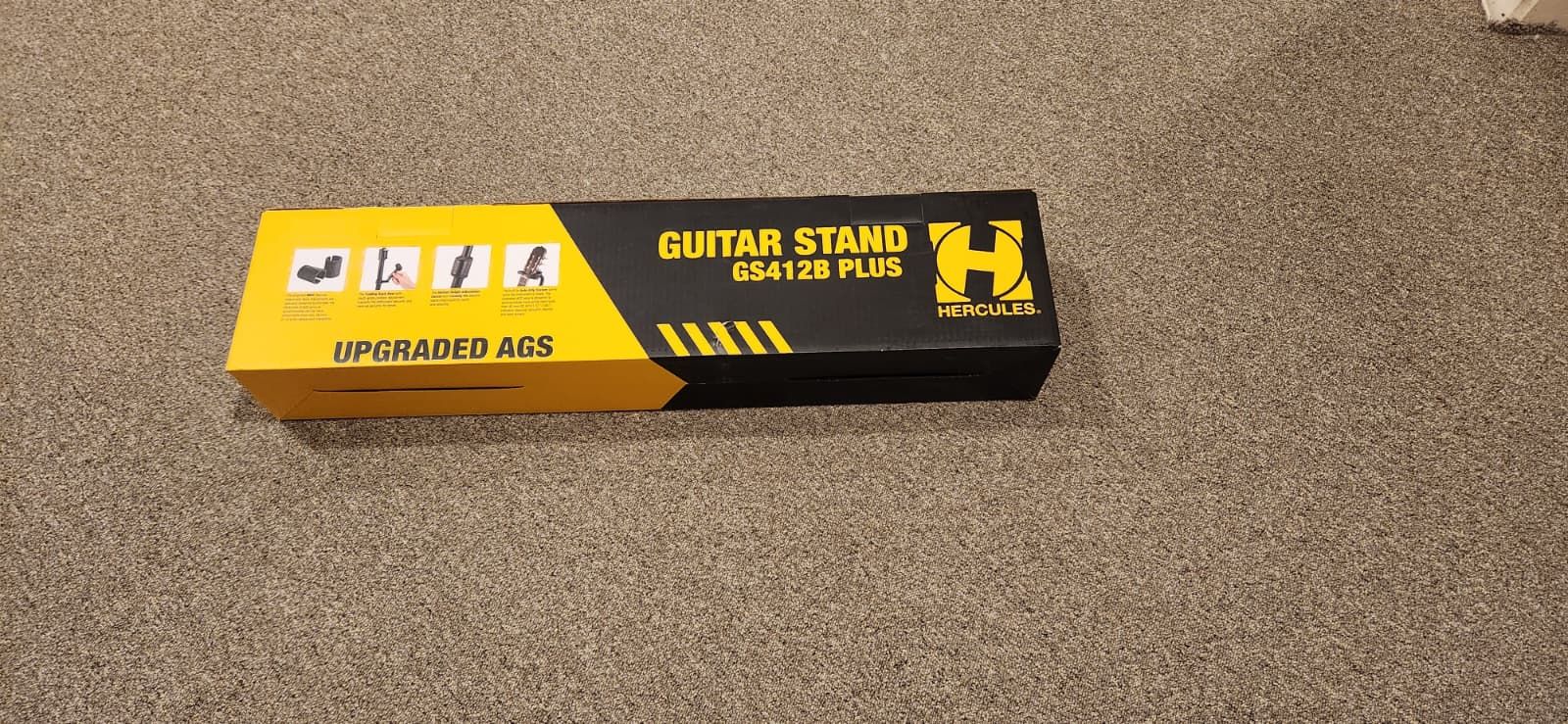 NEW Hercules GS412b Plus Autogrip Guitar Stand
