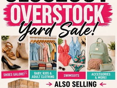 Retail Closeout & Overstock Yard Sale in Lehi UT - Clothing, Shoes, Pallets