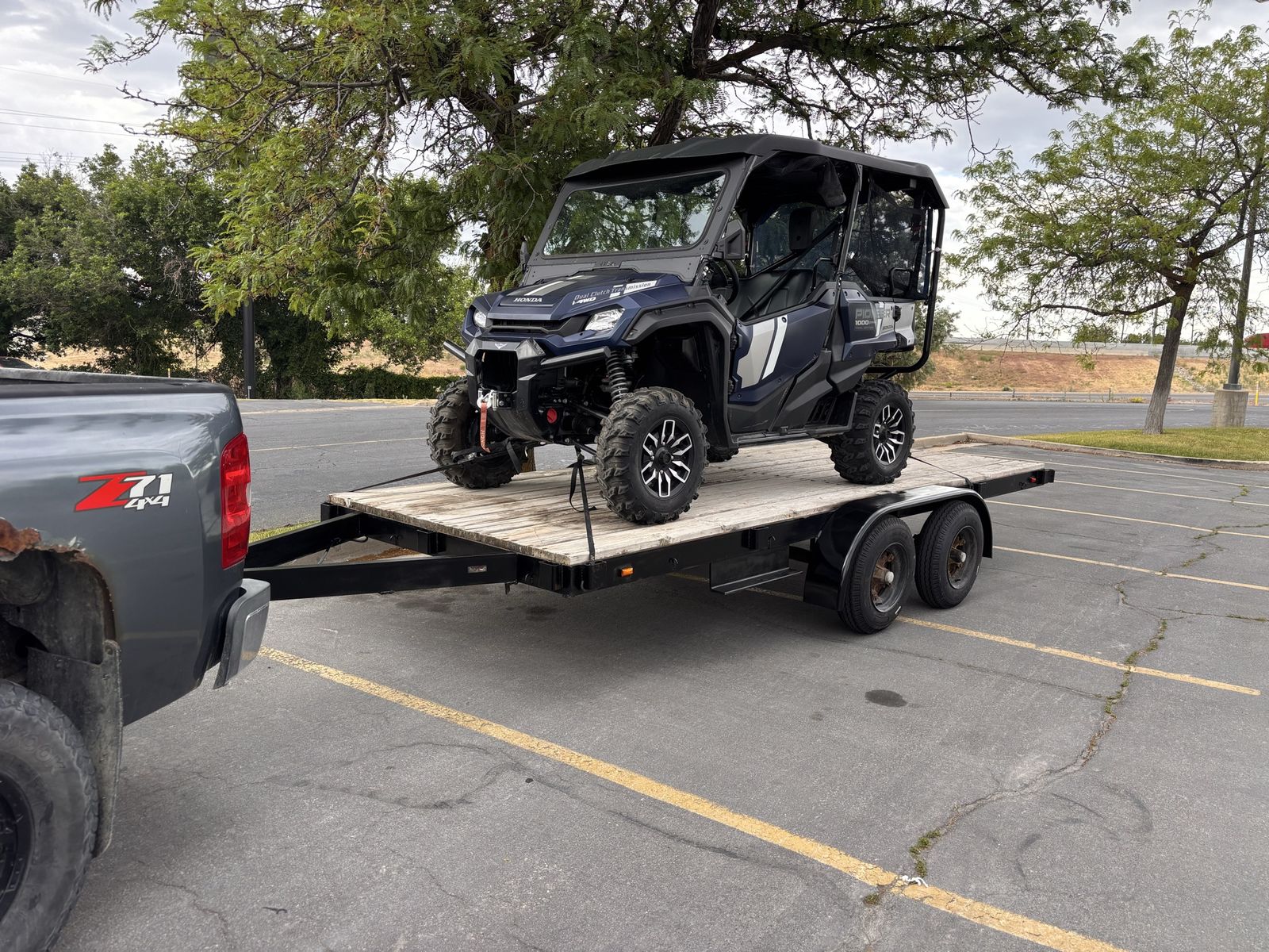 16’ flatbed trailer