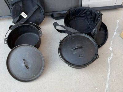 Cast Iron 12 inch Dutch Ovens