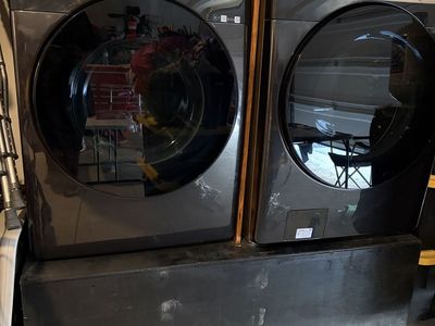 Samsung Front Load Smart Washer and Electric Dryer Set