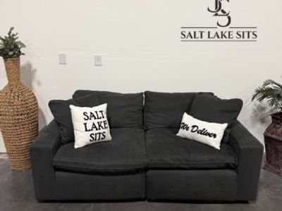 Charcoal Cloud Loveseat
