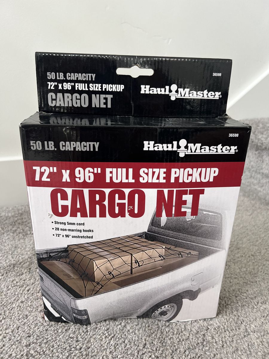 HaulMaster 72" x 96" Full Size Pickup Truck Cargo Net - New in Box