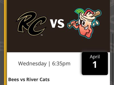 Salt Lake Bees vs River Cats OPENER!!