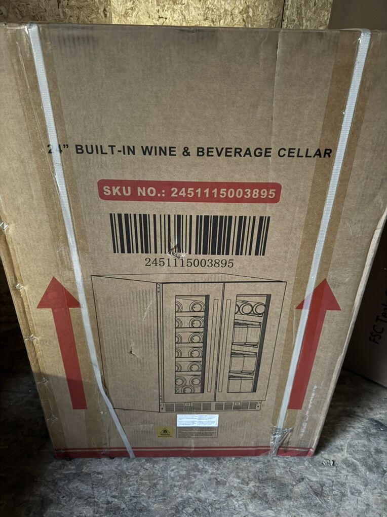 Kismile 24in Beverage And Wine Cooler