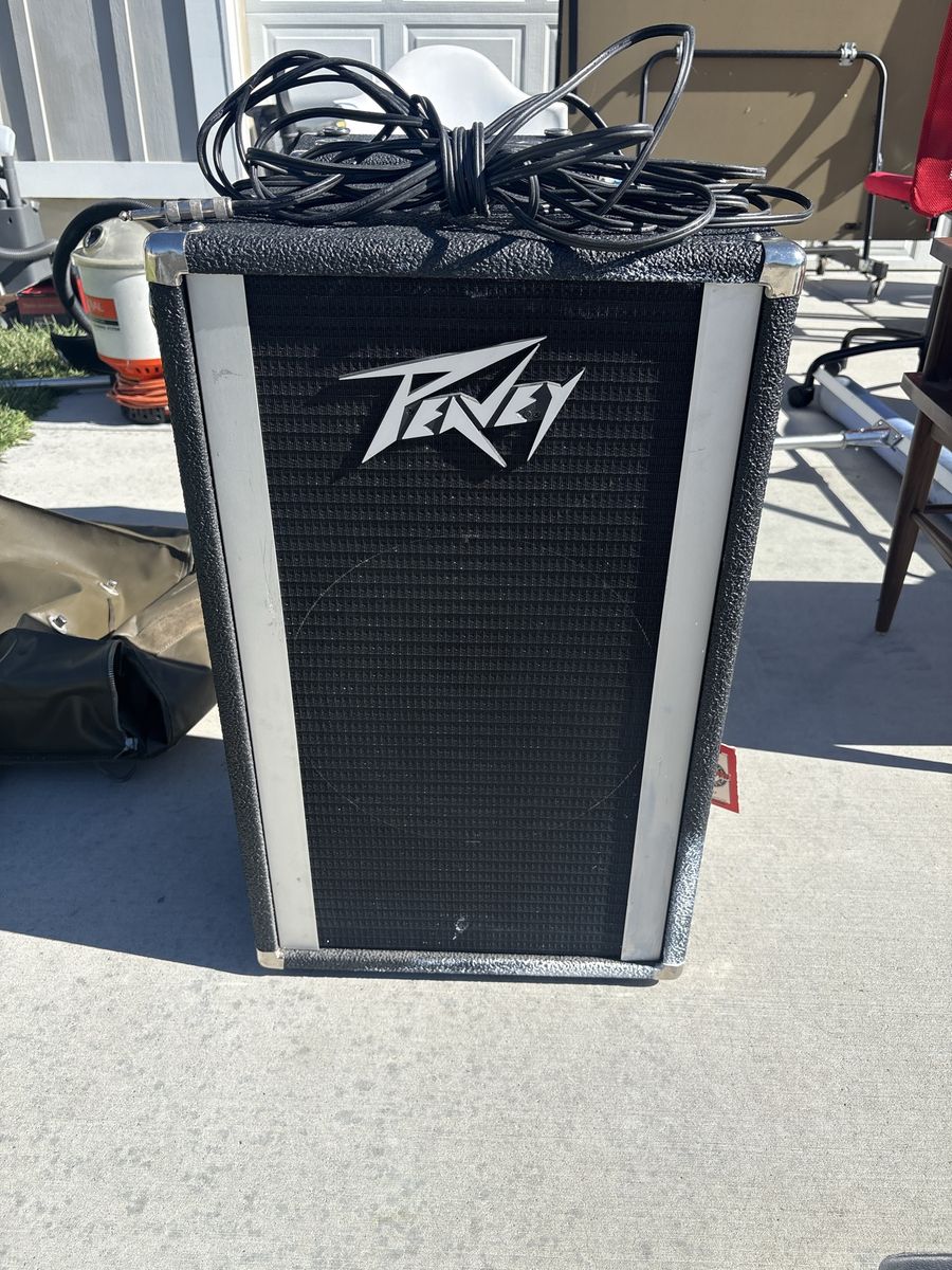 Vintage Peavey Speaker Cabinet with Cable