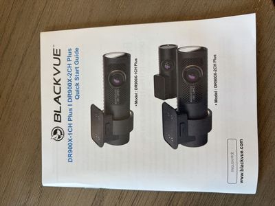 BlackVue DR900X-2CH Plus 4K UHD Dual Channel Dash Cam System in Box