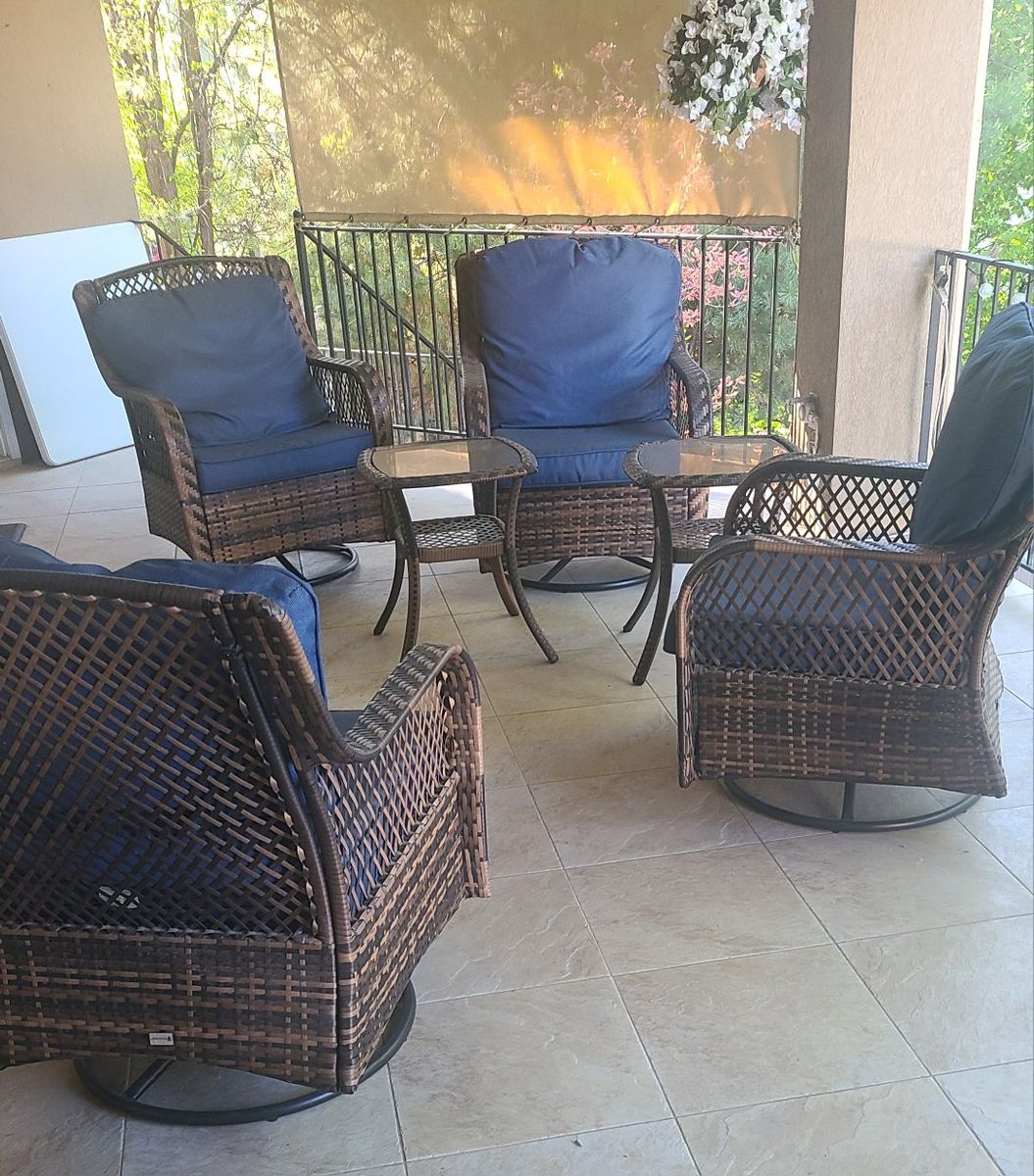 Patio swivel rockers. Good condition
