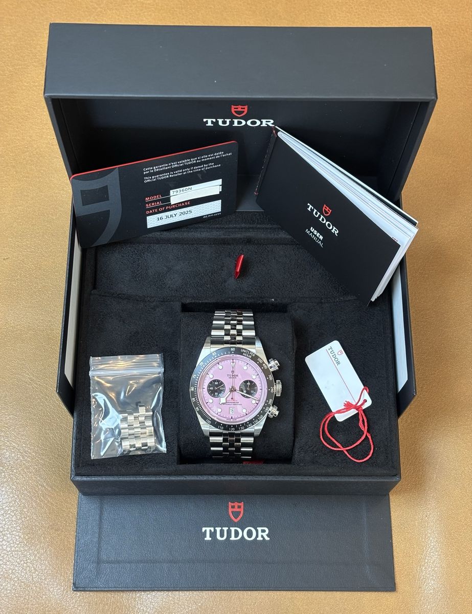 Tudor Black Bay Chrono “Flamingo” Pink Ref - 79360N
