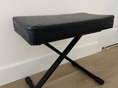 Wide Padded Comfy Adjustable Piano Bench