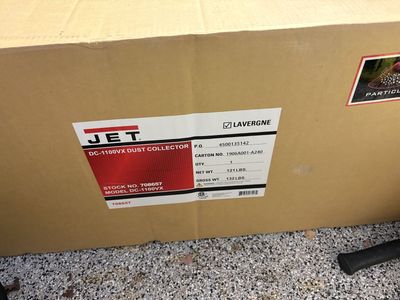 NEW! JET DC-1100VX Dust Collector System with Canister Filter Kit and 10ft Hose