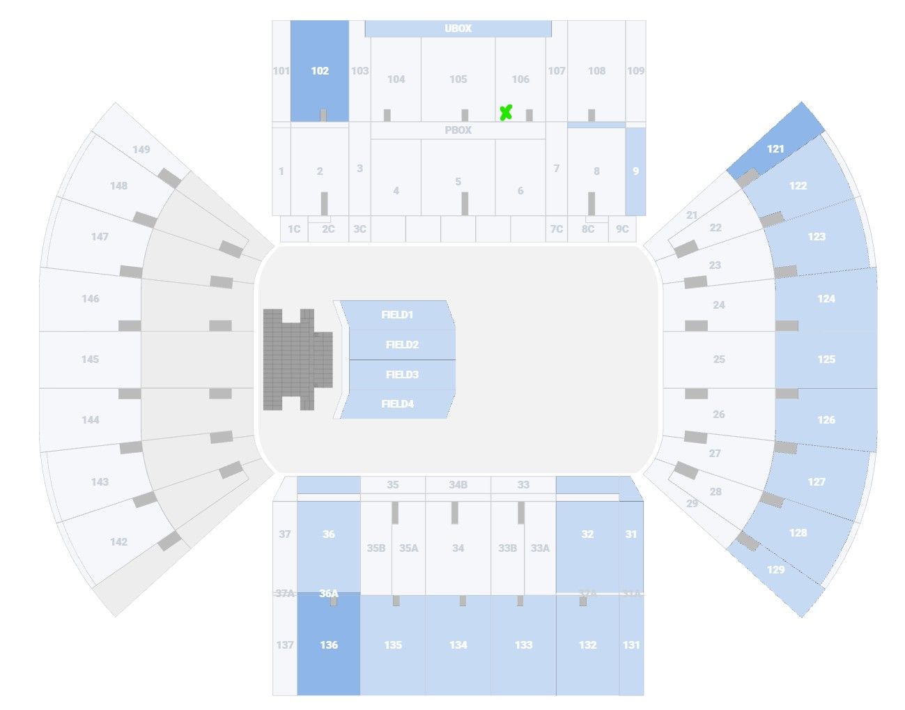 Stadium of Fire - 4 tickets, FACE VALUE, shady side sec 106 row 3
