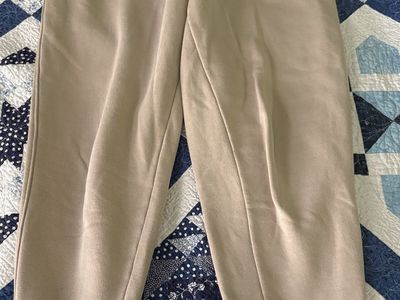 Tan fleece joggers