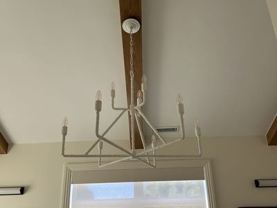 Currey & Company Trilling White 9-light Chandelier - $650 OBO